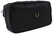 Fred Perry Crinkle Nylon Crossbody Bag - Black