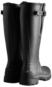 Hunter Balmoral Tall Adjustable Side Wellington Boots - Black
