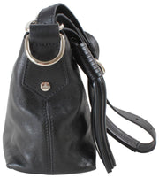 Vivienne Westwood Emma Supple Leather Shoulder Bag - Black