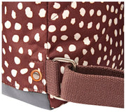 Roka Bantry B Small Recycled Canvas Backpack - Brown Spot
