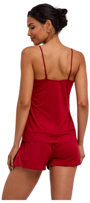 Falke Delicate Touch Chemise Top - Ventimiglia Red