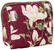 Elie Beaumont Serendipity Velvet Vanity Bag - Burgundy Magnolia