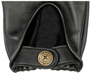 Dents The Suited Racer Gripper Leather Driving Gloves - Black