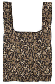 Kind Bag London Medium Reusable Bag - Leopard Brown