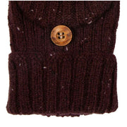 dents-ribbed-knit-fingerless-gloves---burgundy-34477720