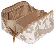 Alice Wheeler London Floral Mini Train Case - Stone Beige