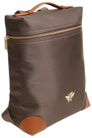 Alice Wheeler London Shoreditch Primrose Lightweight Backpack - Chocolate Brown