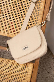 Hindbag Margault Teddy Shoulder Bag - Arctic White