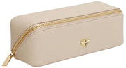 Alice Wheeler London Luxury Small Train Case - Stone Beige