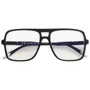 Barner Jake Glossy Blue Light Reading Glasses - Black Noir