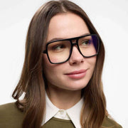 Barner Jake Glossy Blue Light Reading Glasses - Black Noir