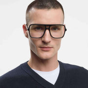 Barner Jake Glossy Blue Light Reading Glasses - Black Noir