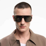 Barner Jake Glossy Sunglasses - Tortoise Brown