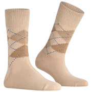 Burlington Whitby Socks - Brown/Beige