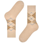 Burlington Whitby Socks - Brown/Beige