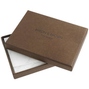 Byron and Brown Leather Jotter Notepad - Black