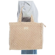 Moon Nude Teddy Large Shopper Bag - Brown/Cream
