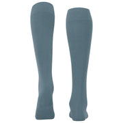 Falke Cotton Touch Knee High Socks - Monument Blue