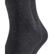 Falke Happy 2 Pack Socks - Anthra Mel Grey