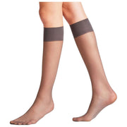 Falke Pure Matt 20 Denier Knee High Socks - Carbon Grey
