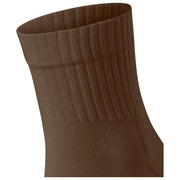 Falke Run Rib Short Socks - Cappucino Brown