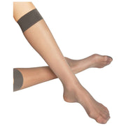 Falke Seidenglatt 15 Denier Knee High Socks - Carbon Grey