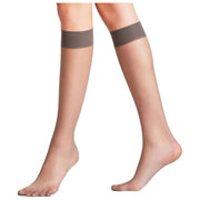Falke Seidenglatt 15 Denier Knee High Socks - Iron Grey
