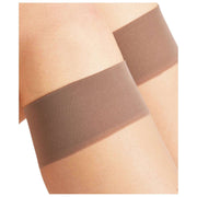 Falke Seidenglatt 15 Denier Knee High Socks - Taupe Brown