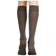 Falke Seidenglatt 40 Denier Knee High Socks - Carbon Grey