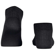 Falke Shiny Rib Sneaker Socks - Black