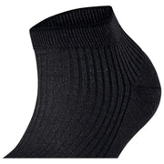 Falke Shiny Rib Sneaker Socks - Black
