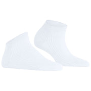 Falke Shiny Rib Sneaker Socks - White