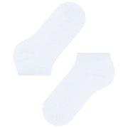 Falke Shiny Rib Sneaker Socks - White