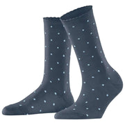 Falke Spike Dot Socks - Jeans Mel Blue