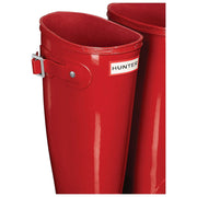 Hunter Original Tall Gloss Wellington Boots - Military Red