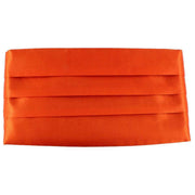 Knightsbridge Neckwear Bow Tie and Cummerbund Set - Orange