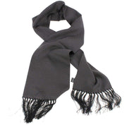 Knightsbridge Neckwear Pin Dot Silk Scarf - Black