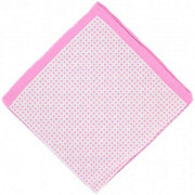Michelsons of London 4 Pattern Silk Pocket Square - Pink