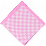 Michelsons of London 4 Pattern Silk Pocket Square - Pink
