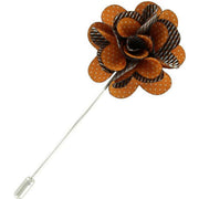 Michelsons of London Pin Dot Flower Lapel Pin - Orange
