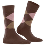 Burlington Marylebone Socks - Brown/Beige/Pink