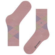 Burlington Marylebone Socks - Pink/Beige/Purple