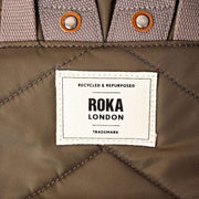 Roka Bantry B Small Recycled Nylon Backpack - Army Green
