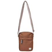 Roka Bond Recycled Canvas Crossbody Bag - Cinnamon Brown