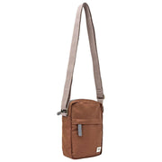 Roka Bond Recycled Canvas Crossbody Bag - Cinnamon Brown