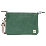 Roka Carnaby XL Recycled Canvas Crossbody Bag - Thunderstorm Green