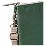 Roka Carnaby XL Recycled Canvas Crossbody Bag - Thunderstorm Green