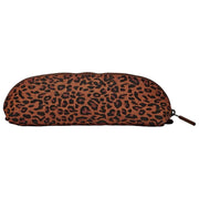 Roka Tate Small Cotton Canvas Pouch - Mini Leopard Brown