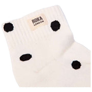 Roka Wembley Ankle Socks - Marshmellow White Dot