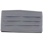 Knightsbridge Neckwear Bow Tie and Cummerbund Set - Black/Silver